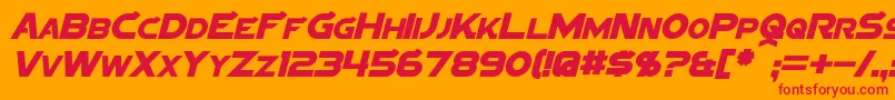 Más sobre la fuente SigmaFiveItalic fuente SigmaFiveItalic – Fuentes Rojas Sobre Fondo Naranja