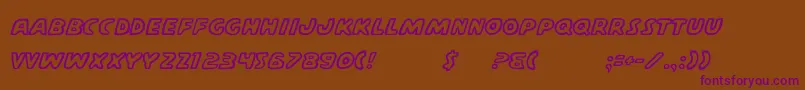 More about CasperComics Font CasperComics Font – Purple Fonts on Brown Background