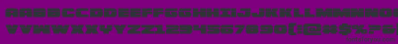 Bummerlaser Font – Black Fonts on Purple Background