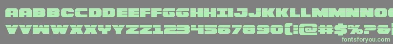 Bummerlaser Font – Green Fonts on Gray Background