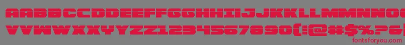 Bummerlaser Font – Red Fonts on Gray Background