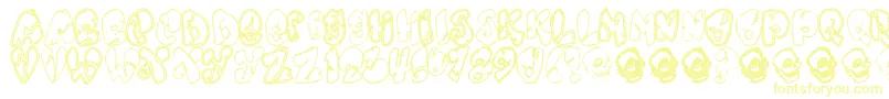 Шрифт Chankenstein – жёлтые шрифты