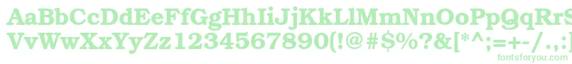 TexgyrebonumBold Font – Green Fonts on White Background