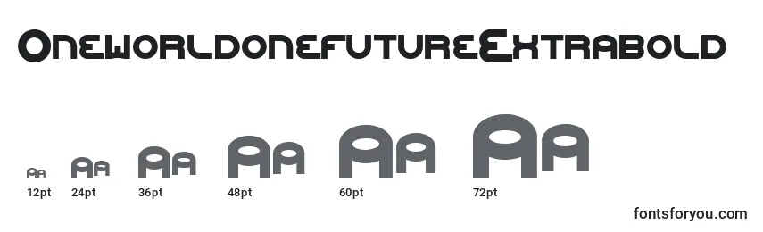 OneworldonefutureExtrabold Font Sizes