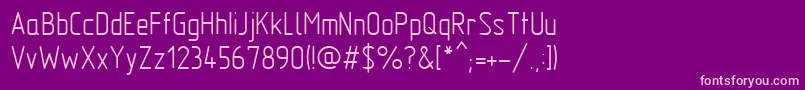 Mipgost Font – Pink Fonts on Purple Background