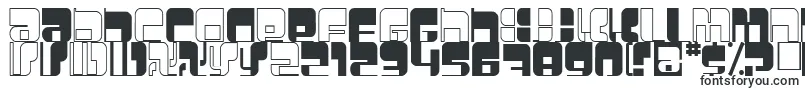 Шрифт Betamorph – рельефные шрифты