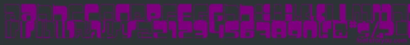 Betamorph Font – Purple Fonts on Black Background