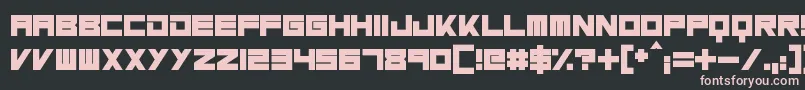 MassiveBassline Font – Pink Fonts on Black Background