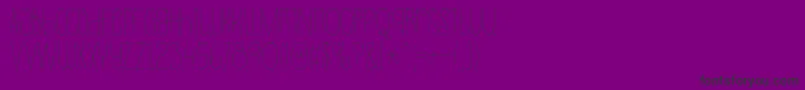 Souplesse Font – Black Fonts on Purple Background