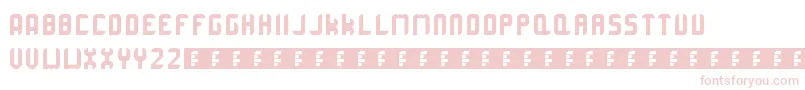 Corruptarounded Font – Pink Fonts on White Background
