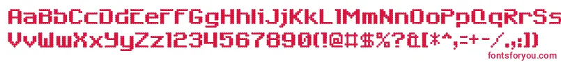 6809chargen Font – Red Fonts