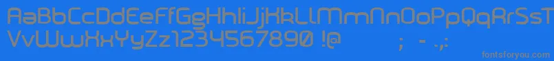 Marilou Font – Gray Fonts on Blue Background