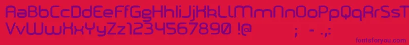 Marilou Font – Purple Fonts on Red Background