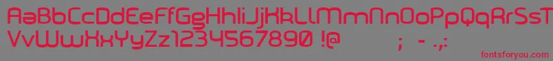 Marilou Font – Red Fonts on Gray Background