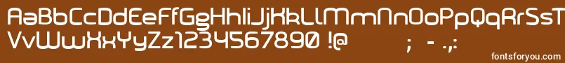 Marilou Font – White Fonts on Brown Background