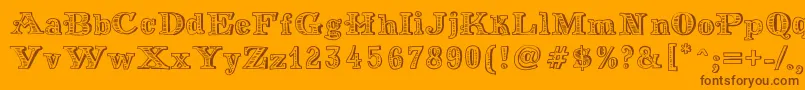 More about MoneyMoney Font MoneyMoney Font – Brown Fonts on Orange Background