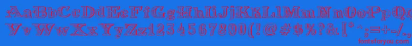 More about MoneyMoney Font MoneyMoney Font – Red Fonts on Blue Background