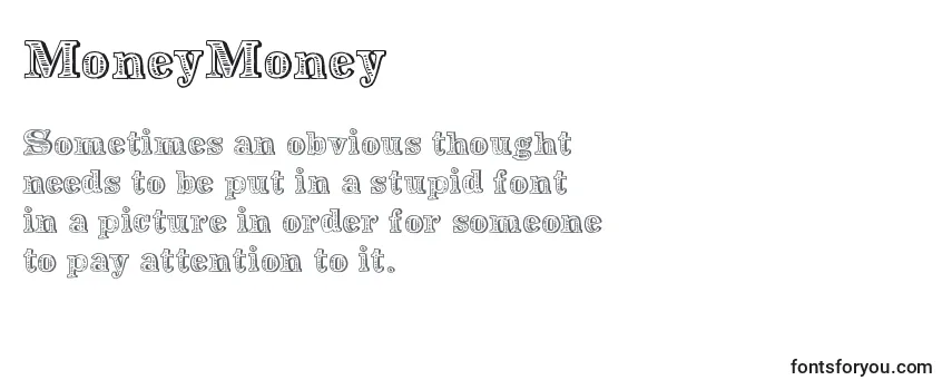 Шрифт MoneyMoney
