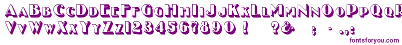 GeEnchasedCaps-fontti – violetit fontit