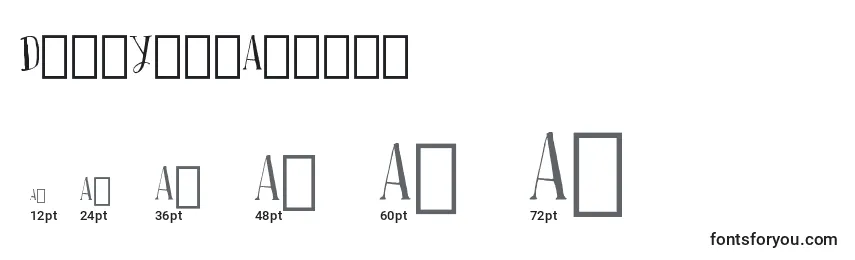 DropYourAnchor Font Sizes