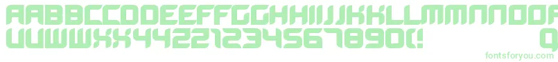 Bloodwab Font – Green Fonts on White Background