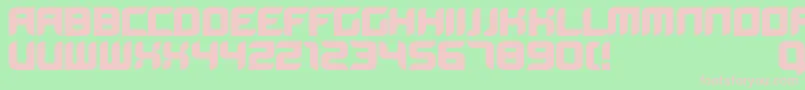 Bloodwab Font – Pink Fonts on Green Background