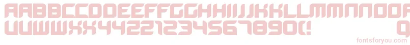 Bloodwab Font – Pink Fonts on White Background