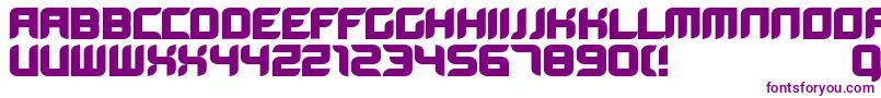 Bloodwab Font – Purple Fonts on White Background