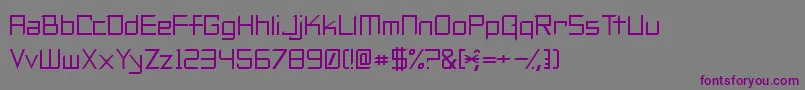MaximalBeasts Font – Purple Fonts on Gray Background