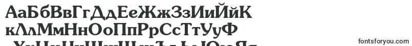 Шрифт PresentcBold – болгарские шрифты