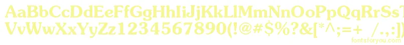 PresentcBold Font – Yellow Fonts