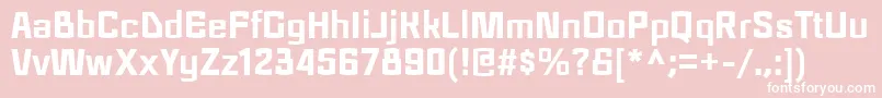RegraBlack Font – White Fonts on Pink Background