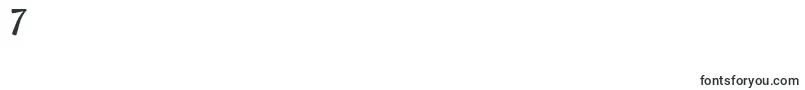 CfgeneraltaoRegular Font – Fonts for Digit 7