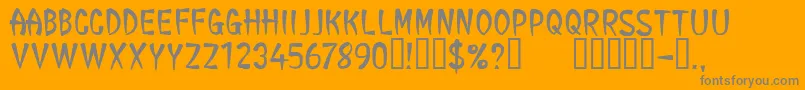 Weitere Informationen zur CfgeneraltaoRegular-Schriftart CfgeneraltaoRegular-Schriftart – Graue Schriften auf orangefarbenem Hintergrund