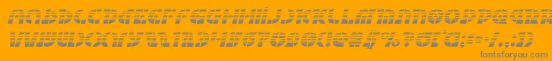 Шрифт Questlokgradital – серые шрифты на оранжевом фоне