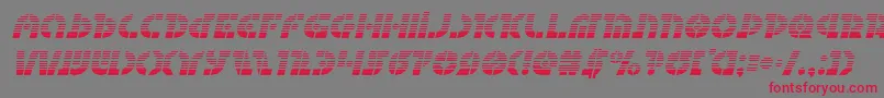 Questlokgradital Font – Red Fonts on Gray Background
