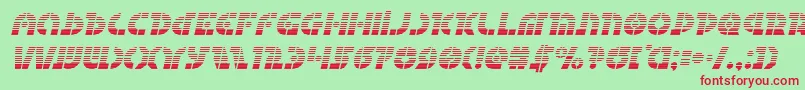 Questlokgradital Font – Red Fonts on Green Background