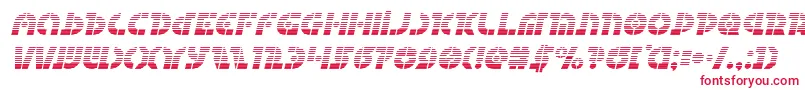 Questlokgradital Font – Red Fonts on White Background