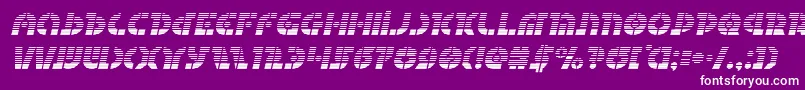 Questlokgradital Font – White Fonts on Purple Background