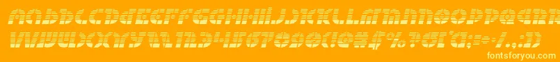 More about Questlokgradital Font Questlokgradital Font – Yellow Fonts on Orange Background