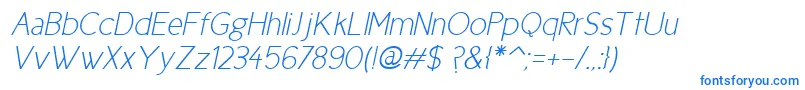 Cicle Fina Italic Font – Blue Fonts