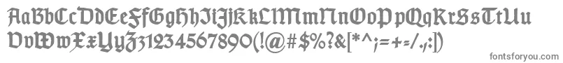 Шрифт TypographergotischDBold – серые шрифты