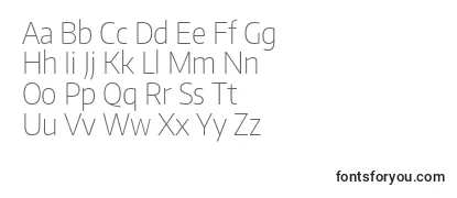EncodesansnarrowThin Font