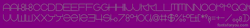 ZdykLibra Font – Gray Fonts on Purple Background