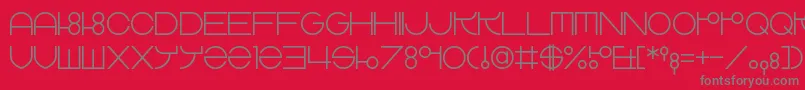 ZdykLibra Font – Gray Fonts on Red Background