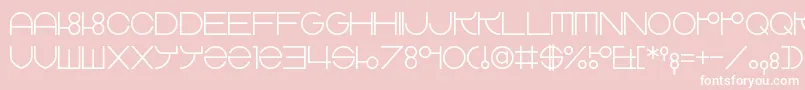 ZdykLibra Font – White Fonts on Pink Background