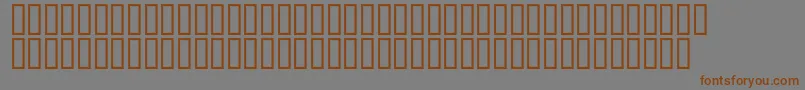 McsAlmaalimHigh Font – Brown Fonts on Gray Background