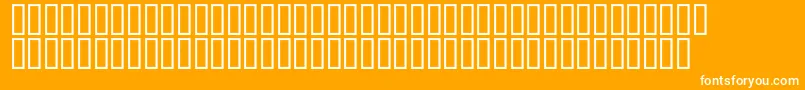 McsAlmaalimHigh-Schriftart – Weiße Schriften auf orangefarbenem Hintergrund