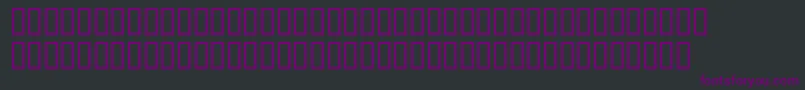 SansserifBold-fontti – violetit fontit mustalla taustalla