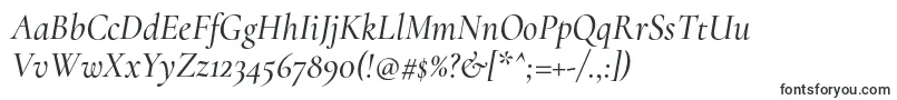 Шрифт CormorantMediumitalic – типографские шрифты